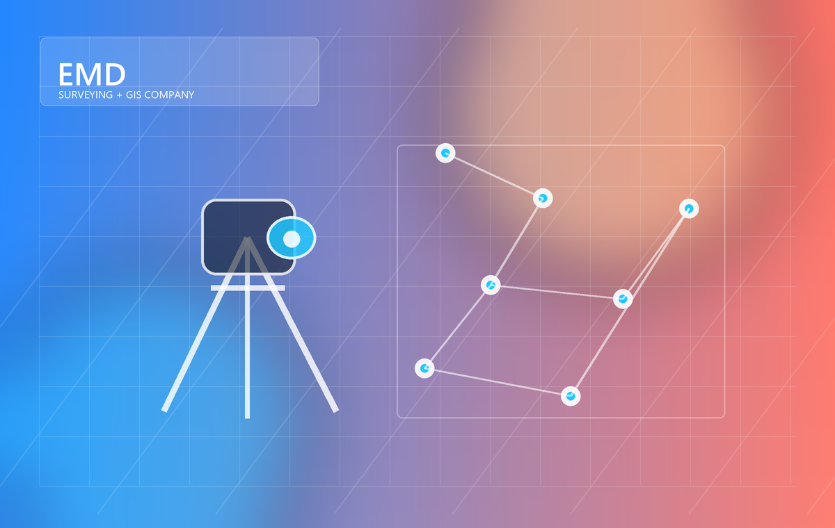 EMD surveying and GIS network visualization
